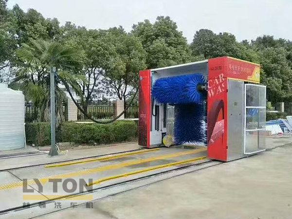 環(huán)保節(jié)水效率高！兩臺林頓龍門往復(fù)式全自動洗車機即將竣工！