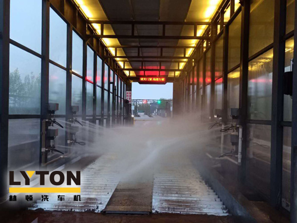 節(jié)能降耗、降本增效！定制款林頓工程類洗車機！鋼鐵廠、碼頭、工地專用！