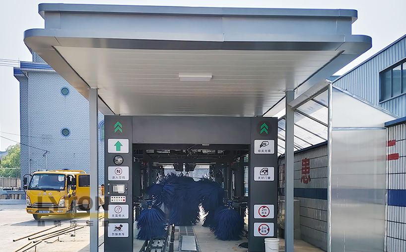 杭州蕭山利一加油站新增林頓全自動洗車機，一站式車服再升級